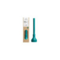 Bougie avec bougeoir Turquoise vif | Woodely