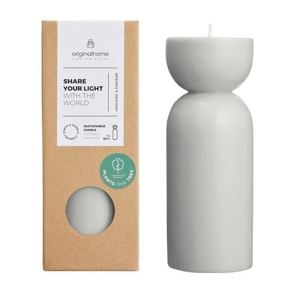 Bougie Organic M Gris clair | Woodely