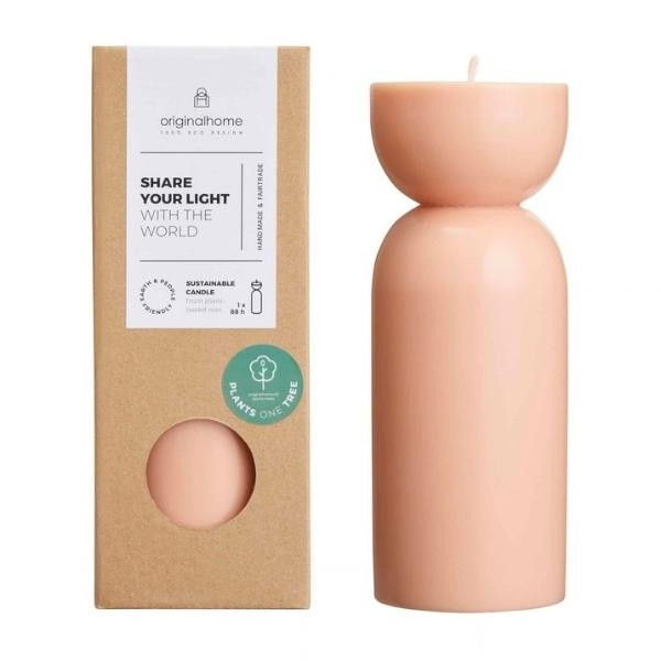 Bougie Organic M Pêche | Woodely