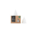 Bougie sapin Blanc M lot de 2 | Woodely