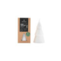 Bougie sapin Blanc L | Woodely
