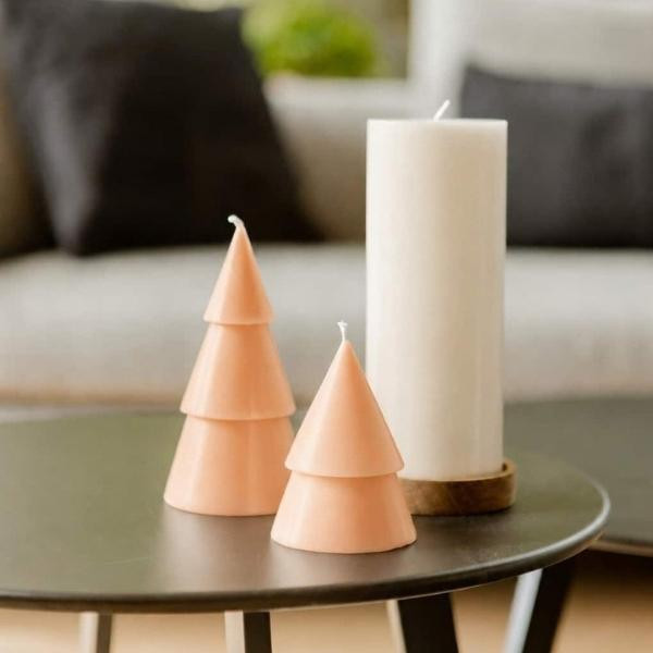 Bougie sapin Pêche L | Woodely