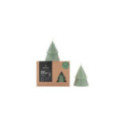 Bougie sapin Vert M lot de 2 | Woodely