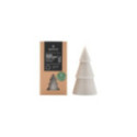 Bougie sapin Gris clair L | Woodely