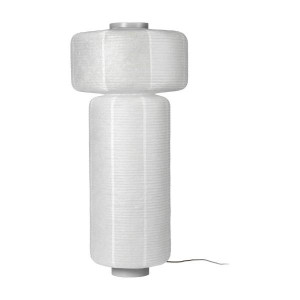 Lampadaire William papier de riz Ø48 cm x H100 cm | Woodely
