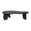 Table basse Brook L frêne noir 112 x 60 cm | Woodely