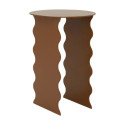 Table d'appoint Wavy métal adobe | Urban Nature Culture