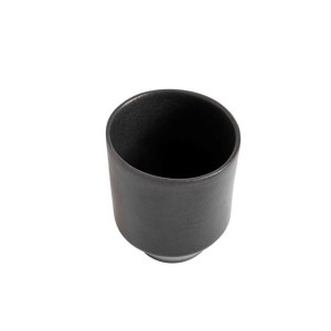 Lots de deux mugs en grès noir de la collection muubs