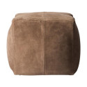 Pouf Bronx L daim marron | Muubs