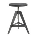 Tabouret Quill fer et manguier noir | Muubs