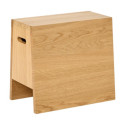 Tabouret coffre Plinth chêne verni | Andersen