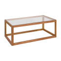 Table basse chêne et verre 110 cm | Andrea House
