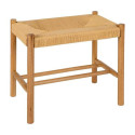 Banc chêne et corde tressée 55 cm | Andrea House