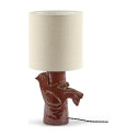 Lampe à poser Paloma rouge et beige | Marie Michielssen | Serax
