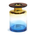 Vase M bleu/ambre wind & Fire | Serax