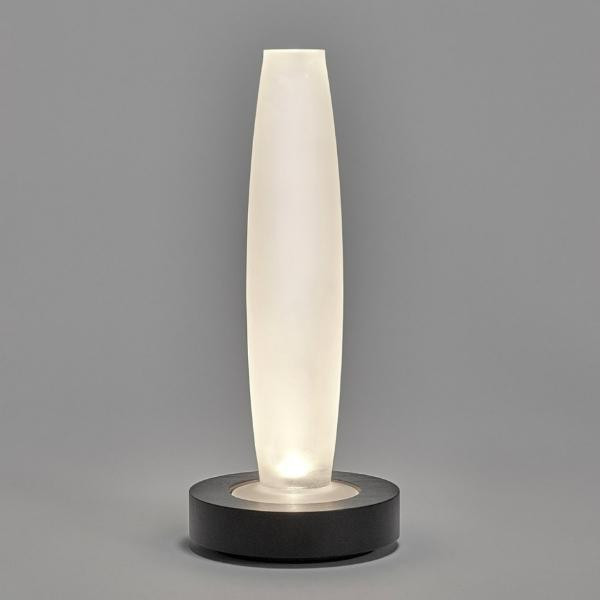 Vase/lampe de table noir blanche Lys 2 | Serax