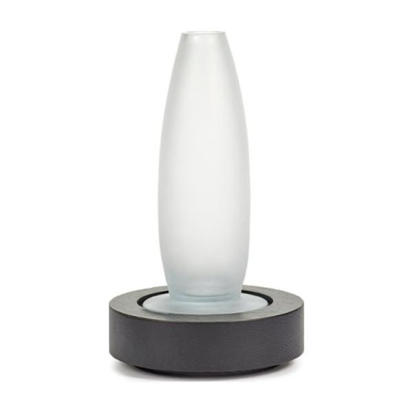 Vase/lampe de table noir blanche Lys 1 | Serax