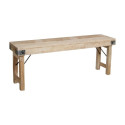 Banc pliant Limewash 120 cm - Raw Materials