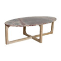 Table basse ovale marbre Bizar - Raw Materials