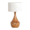 Lampe à poser Aspen Amphora teck et lin - Raw Materials