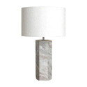 Pied de lampe hexagonal marbre fantasy brown - Raw Materials
