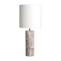 Pied de lampe rond marbre fantasy brown - Raw Materials