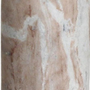 Pied de lampe rond marbre fantasy brown - Raw Materials