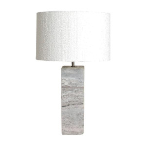 Pied de lampe carré marbre fantasy brown - Raw Materials