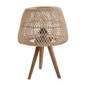 Lampe trépied Maze rotin naturel - Raw Materials