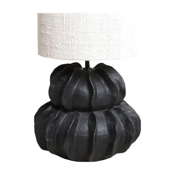 Lampe Terra Carambole terre cuite noire - Raw Materials