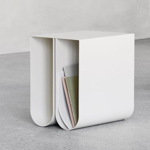 Table basse courbé métal Beige - Kristina Dam