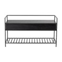 Banc Coffre Abelone Manguier Noir | Bloomingville