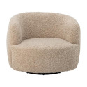 Fauteuil Pivotant Bocca Beige | Bloomingville