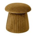 Pouf Roberta Velours Plissé Jaune | Bloomingville
