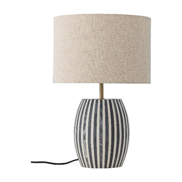 Lampe à Poser Tali Rayée Beige | Bloomingville