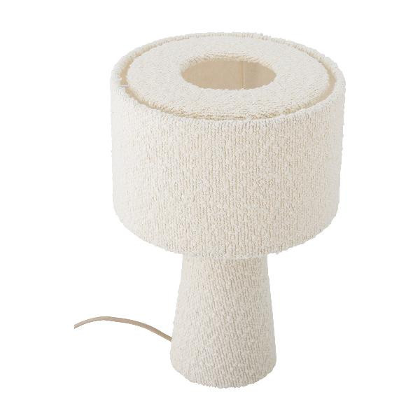 Lampe à Poser Emmie Bouclette Blanc | Bloomingville
