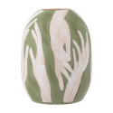 Vase Adalena Grès Vert Mains Dansantes | Bloomingville
