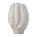 Vase Cove Grès Blanc Tourbillon | Bloomingville