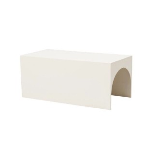 Kristina Dam white steel table