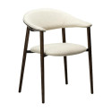 Chaise à accoudoirs RAVISH bouclé Beige X2 | Dan-Form | Woodely