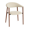 Chaise à accoudoirs RAVISH bouclé Beige X2 | Dan-Form | Woodely