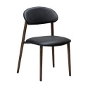 Chaise RAVISH simili cuir Noir corbeau X2 | Dan-Form | Woodely
