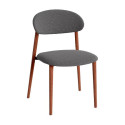 Chaise RAVISH bouclé Ardoise X2 | Dan-Form | Woodely