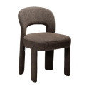 Chaise SPLENDOR bouclé Marron X2 | Dan-Form | Woodely