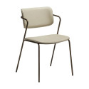 Chaise ZED simili cuir Amande X2 | Dan-Form | Woodely