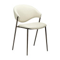 Chaise ZONE simili cuir Amande X2 | Dan-Form | Woodely