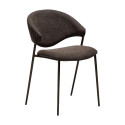 Chaise ZONE bouclé Marron X2 | Dan-Form | Woodely