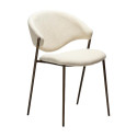 Chaise ZONE bouclé Beige X2 | Dan-Form | Woodely