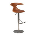 Tabouret de bar FLAIR cuir Marron clair | Dan-Form | Woodely
