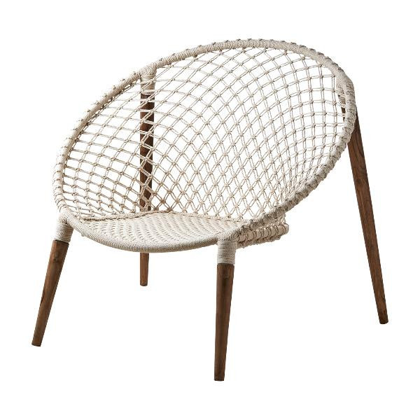 Chaise Elof Macramé | Affari of Sweden | Woodely